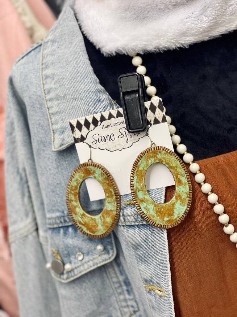 Digger Pie Crust Earrings