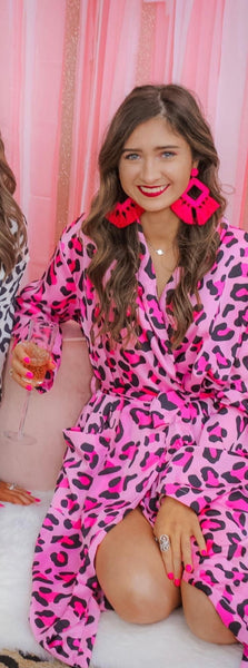Exclusive Lucy Leopard Robe