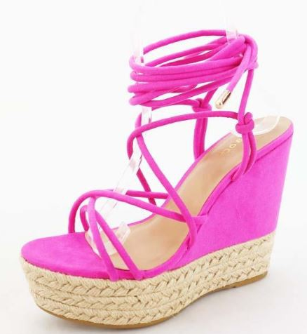Barbie Lace Up Wedge